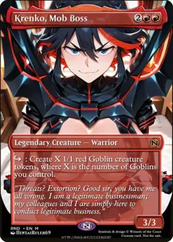 Krenko, Mob Boss (Magic: The Gathering) Kill la Kill Edition - Image 1