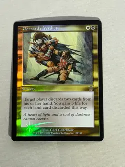 MTG FOIL Gerrard's Verdict Apocalypse Magic the Gathering - Image 1