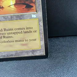 MTG Scorched Ruins Weatherlight MP Magic the Gathering Colorless Land - Image 3