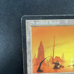 MTG Scorched Ruins Weatherlight MP Magic the Gathering Colorless Land - Image 5