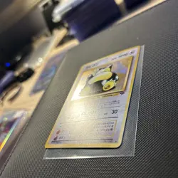 Pokemon TCG Snorlax Card No. 143 Holo Rare Japanese Jungle Set With Swirl LP+ - Image 2