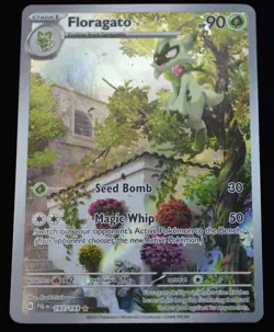 Pokemon Floragato 197/193 Sv02: Paldea Evolved Illustration Rare Holo Near Mint - Image 3