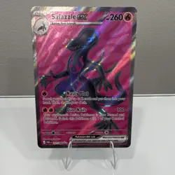 Pokemon TCG Salazzle EX 101/088 PDR Full Art Ultra Rare Holo 260 HP English - Image 1