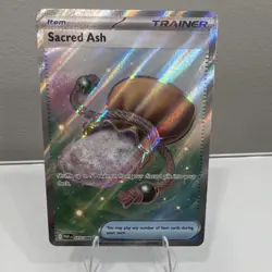 Pokemon TCG Sacred Ash 115/088 POR Trainer Item Full Art Holo English - Image 1