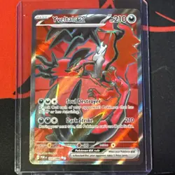 Pokemon Yveltal EX 105/088 Ultra Rare Holo 210 HP Full Art Darkness - Image 1