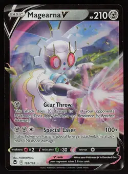 Magearna V 128/195 Ultra Rare: Silver Tempest Pokemon TCG Near Mint - Image 1