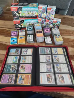 Pokemon Karten Sammlung (ES, ITA, FR) – Binder, 200+ Holos, Jumbo, Bulk, Zubehor - Image 1