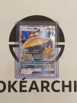 Relaxo GX SM05 Black Star Promo Holo Pokemon Karte Deutsch Pokemon Original - Image 1