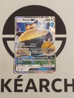 Relaxo GX SM05 Black Star Promo Holo Pokemon Karte Deutsch Pokemon Original - Image 2