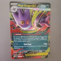 Mega Gengar ex 125/217 Ascended Heroes Double Rare NM Pokemon TCG - Image 1