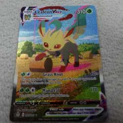 Leafeon Vmax Alrt Art Secret Rare 205/203 Pokemon Evolving Skies Holo - Image 1