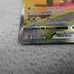 Leafeon Vmax Alrt Art Secret Rare 205/203 Pokemon Evolving Skies Holo - Image 2
