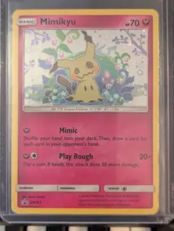 Mimikyu SM163 Holo Black Star Promo Pokemon 2019 Sun & Moon TCG - Image 1