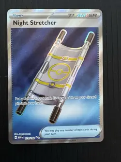 Pokemon TCG Night Stretcher Trainer 173/132 Mega Evolution Secret Rare NM - Image 1