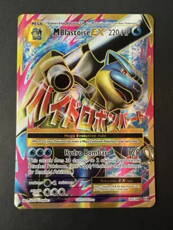 Pokemon M Blastoise EX Full Art Ultra Rare Holo Evolutions 2016 102/108 - Image 1