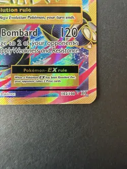 Pokemon M Blastoise EX Full Art Ultra Rare Holo Evolutions 2016 102/108 - Image 3