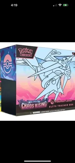 Pokemon Center Chaos Rising ETB CONFIRMED CHECKOUT- PRESALE- Releases 5/22 - Image 1