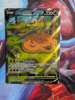 Pokemon TCG Charizard v SWSH260 Promo NM - Image 1