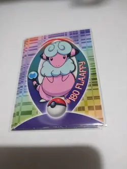 Topps Pokemon Johto Series 1 Sticker Chase Card Flaaffy #180 25 of 62 Rare Gloss - Image 1