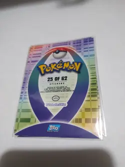 Topps Pokemon Johto Series 1 Sticker Chase Card Flaaffy #180 25 of 62 Rare Gloss - Image 2