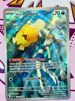 Pokemon TCG - Misty's Psyduck 193/182 - Destined Rivals - Illustration Rare - NM - Image 2
