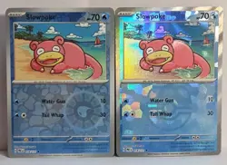 Prismatic Evolutions Slowpoke (Master Ball Pattern) Reverse Holo 018/131 Pokemon - Image 1