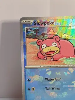 Prismatic Evolutions Slowpoke (Master Ball Pattern) Reverse Holo 018/131 Pokemon - Image 3