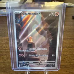 Charmander 168/165 Scarlet & Violet Pokemon 151 IR/Illustration Rare - Image 1