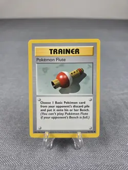 Pokemon TCG : Pokemon Flute - Base Set Unlimited Shadowless 86/102 Non Holo NM - Image 1