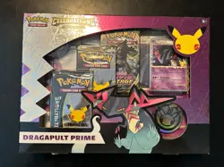 POKEMON CELEBRATIONS DRAGAPULT PRIME COLLECTION BOX – SEALED – 25TH ANNIVERSARY 820650809385 - Image 1