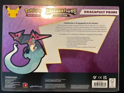 POKEMON CELEBRATIONS DRAGAPULT PRIME COLLECTION BOX – SEALED – 25TH ANNIVERSARY 820650809385 - Image 2