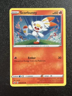Scorbunny - (Cosmos Holo) 030/202 Pokemon Blister Exclusives Holo (Near Mint) - Image 1
