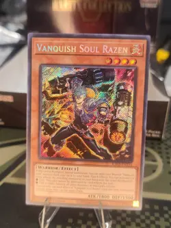 RA05-EN134 Vanquish Soul Razen Secret Rare 1st Ed YuGiOh - Image 1