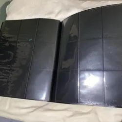 Gaming card accessories binder used black tcg Pokemon magic yu-gi-oh 9 Pocket - Image 4