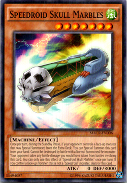 Speedroid Skull Marbles MACR-EN006Yu-Gi-Oh! Unlimited Light Play - Image 1