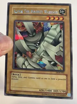 Alpha the Magnet Warrior DOR-001 Konami YuGiOh! LP - Image 2