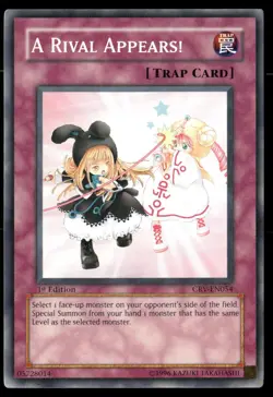 A Rival Appears! CRV-EN054 Cybernetic Revolution Yu-Gi-Oh 1st Edition LP - Image 1