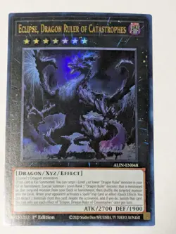 Eclipse, Dragon Ruler of Catastrophes Ultra Rare Yugioh! Alin - Image 1