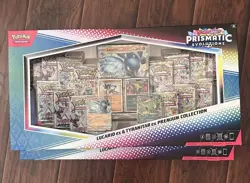 Pokemon Prismatic Evolutions Lucario EX Tyranitar Ex Premium Collection LOT OF 2 - Image 1