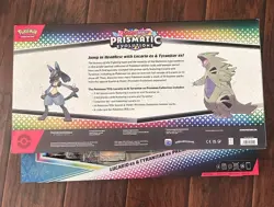 Pokemon Prismatic Evolutions Lucario EX Tyranitar Ex Premium Collection LOT OF 2 - Image 2