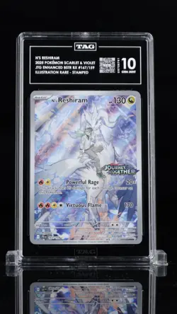 Pokemon N's Reshiram Journey Together Box Topper Promo #167 TAG 10 Gem Mint - Image 1