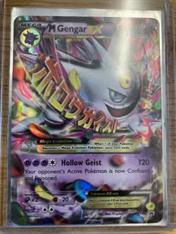 Mega Gengar EX XY166 Black Star Promo Holo full art Pokemon Promo 2016 LP - Image 1
