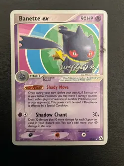 2006 Pokemon TCG Banette ex Legend Maker 85/92 World Championships Version LP - Image 1