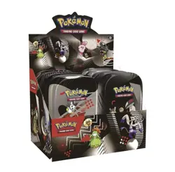 Pokemon Black Bolt & White Flare Unova Mini Tin X8 Sealed Display Case - Image 1