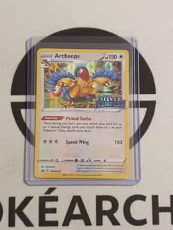 Archeops SWSH272 Black Star Promo Pokemon Karte Stamp Silver Tempest Englisch - Image 1
