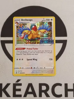 Archeops SWSH272 Black Star Promo Pokemon Karte Stamp Silver Tempest Englisch - Image 2