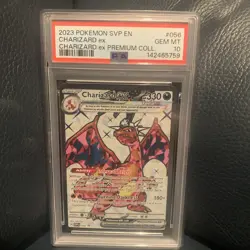 Pokemon 2023 SVP Premium Collection Promo #056 Charizard EX PSA 10 - Image 1