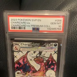Pokemon 2023 SVP Premium Collection Promo #056 Charizard EX PSA 10 - Image 2