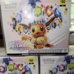 Lot of 3 Pokemon Prismatic Evolutions Elite Trainer Box ETB X 3 - Image 1
