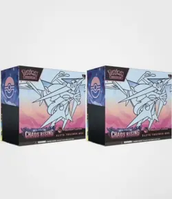x2 Presale Chaos Rising Pokemon Center ETB Elite Trainer Box Pokemon CONFIRMED - Image 1